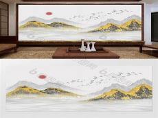 金色风景头像图片